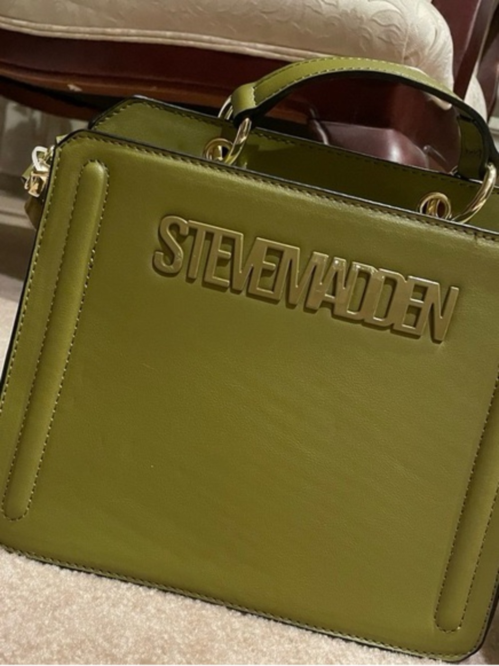 Steve Madden Bevelyn Sage Green Crossbody Bag